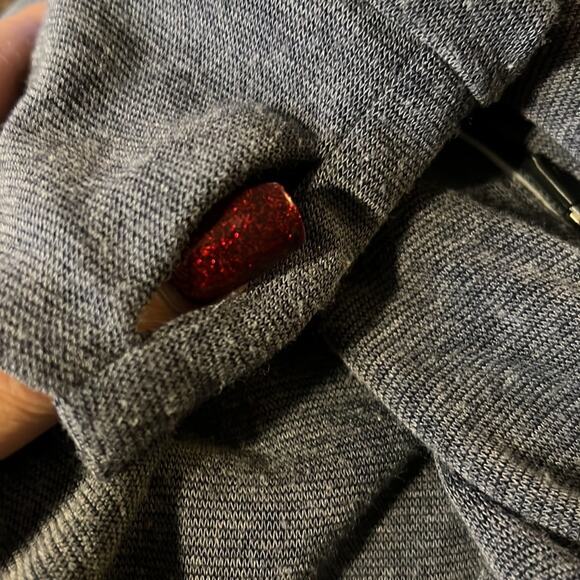 Straight Down Golf Quarter-Zip Pullover Long Sleeve Thumb Holes Size M - Picture 6 of 11